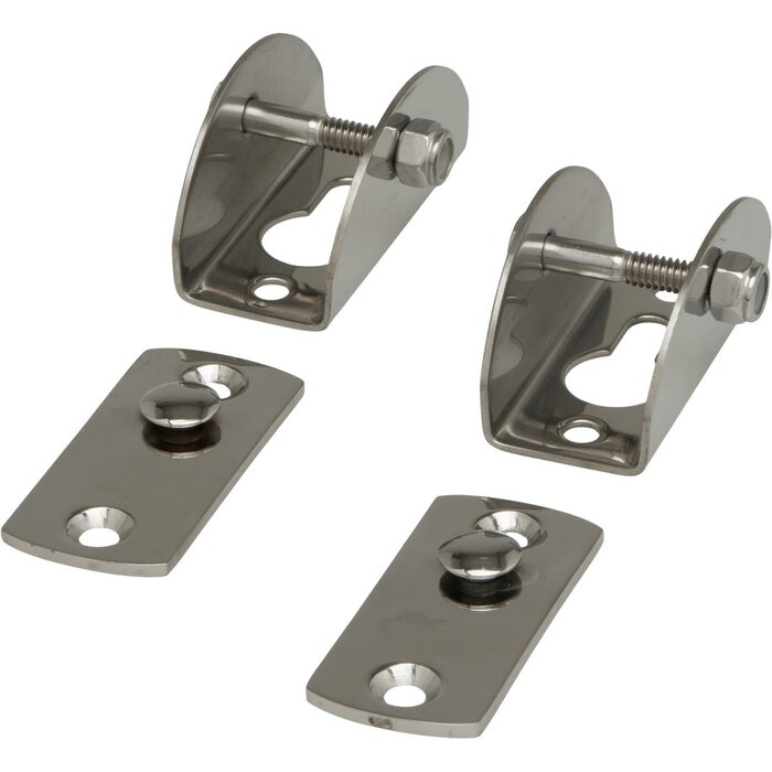 Fastening Set to Convert Folding Ladder to Removable SS316