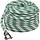 8mm x 25m Zeilval met Gesplitste Sluiting Wit-Groen