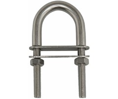 U-Bolt 100mm M8 SS316