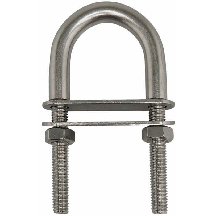 U-Bolt 100mm M8 SS316