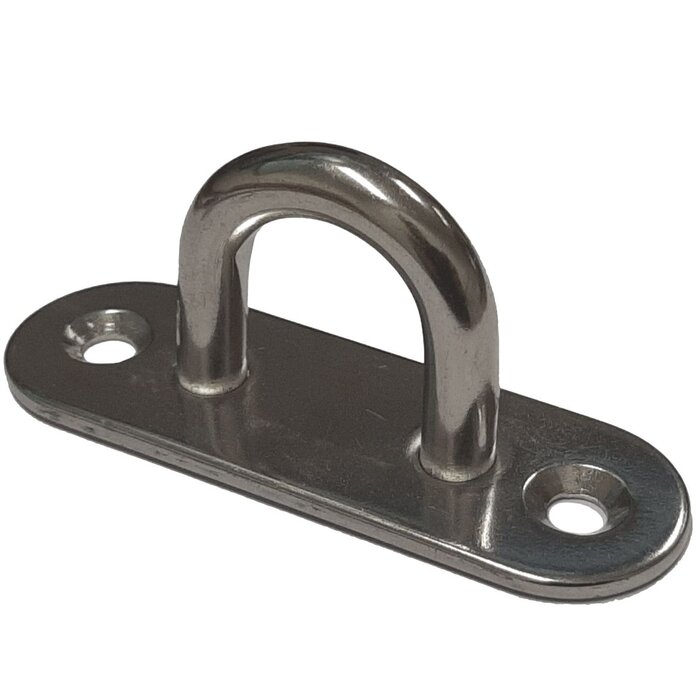 Stainless Steel 6mm Pad Eye Plate 60x20mm