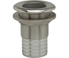 Through Hull Fitting 39mm SS316