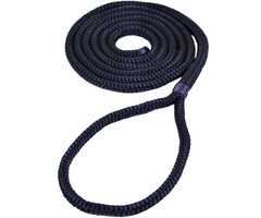 8mm x 2m Fender Rope with Loop Deluxe Polyester Blue