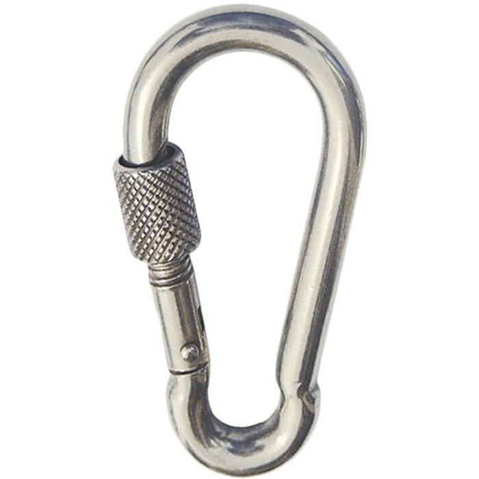 Screw Carabiner 80mm SS316