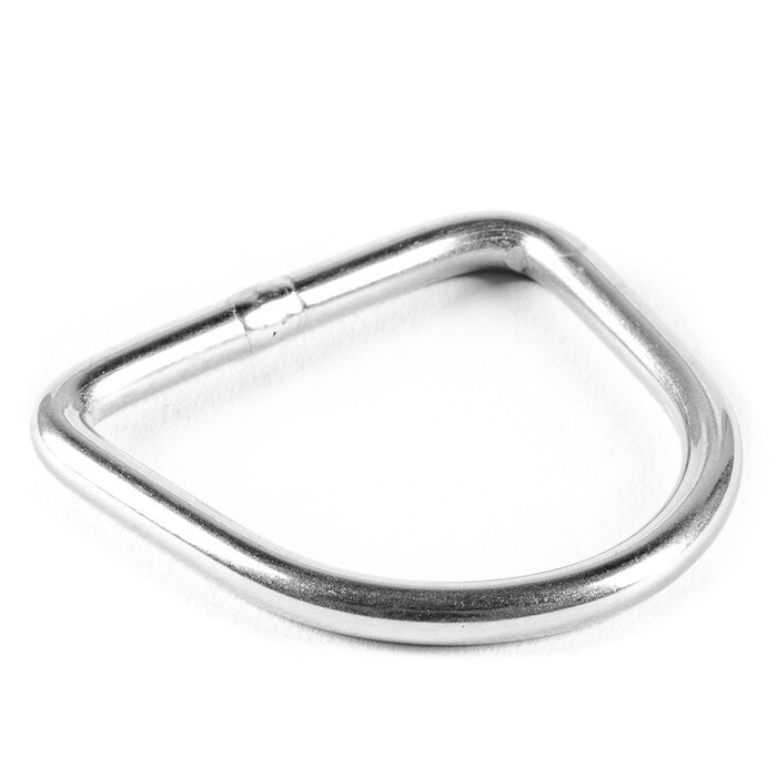 6mm D-Ring 64x59mm Rvs