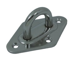 Stainless Steel 6mm Pad Eye Plate 65x39mm