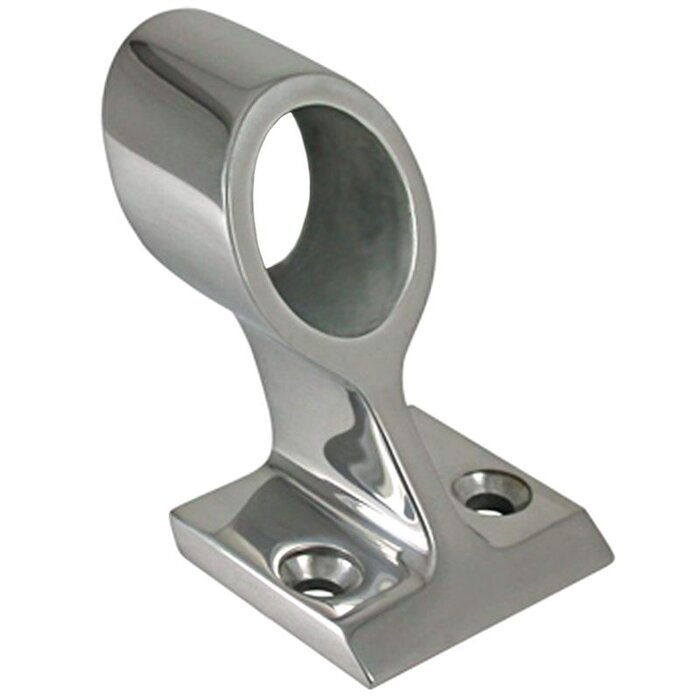 Boat Rail Center Fitting 22mm 60 Degree SS316