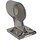 Railinghouder Eindstuk 22mm 120 graden Rvs