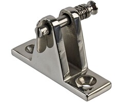 Straight Deck Hinge 57x17x35 with Removable Pin SS316