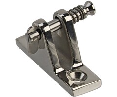 Angled Deck Hinge 57x17x35 with Removable Pin SS316
