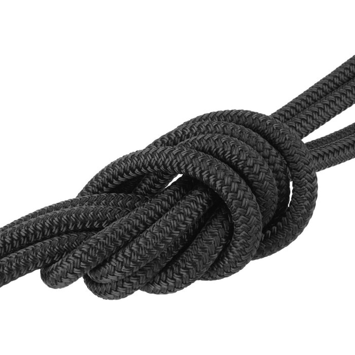 8mm Mooring & Anchor Rope Double Braided Black