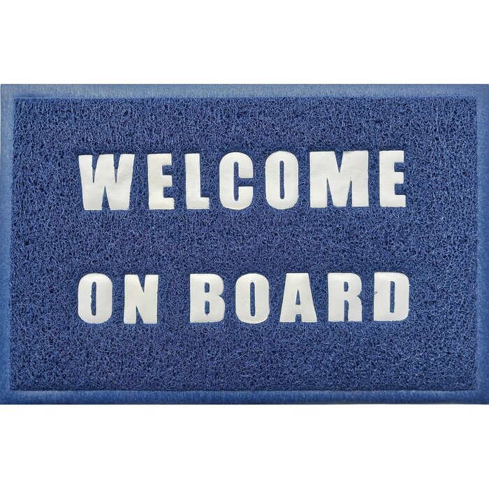 Welcome On Board Mat 59x39cm