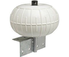 Dock Wheel Straight Galvanized White