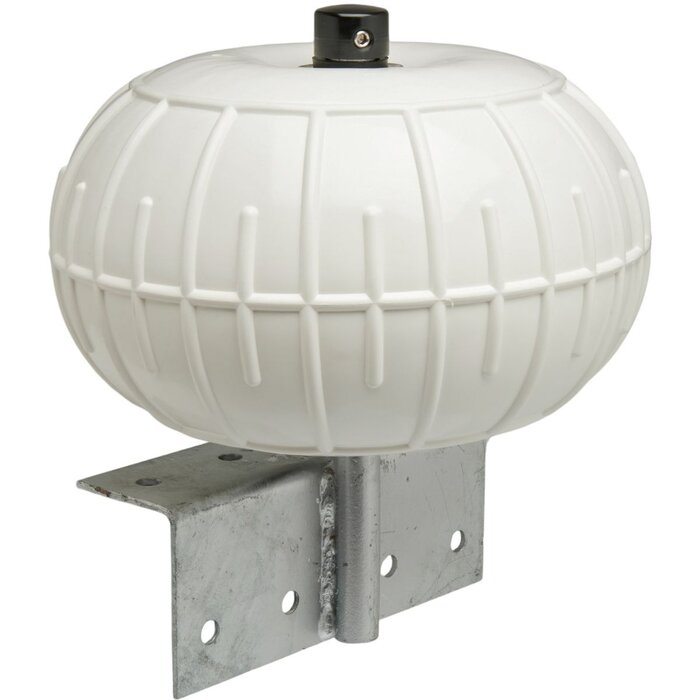 Dock Wheel Straight Galvanized White