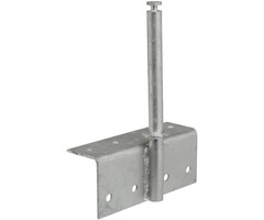 Dock Wheel Straight Galvanized White