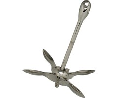 4kg Folding Grapnel Anchor SS316