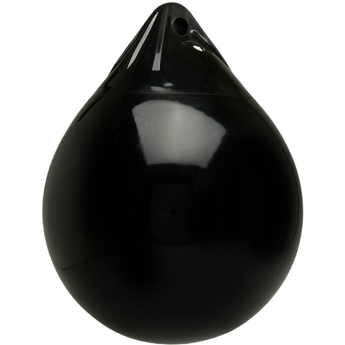 Round Boat Fender 55x42cm Black