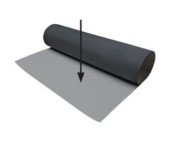 Doek voor Hypalon Rubberboot 1100Dtex 15x10cm Lichtgrijs