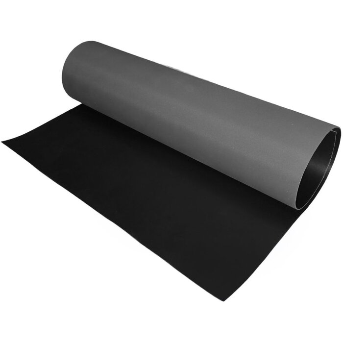 Doek voor Hypalon Rubberboot 1100Dtex 40x25cm Zwart