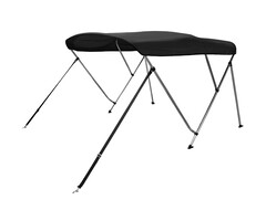 Biminitop 3 Boog 190-210cm Breed Zwart
