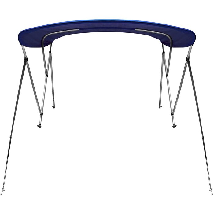 3-Bow Bimini Top 120-140cm Wide Blue