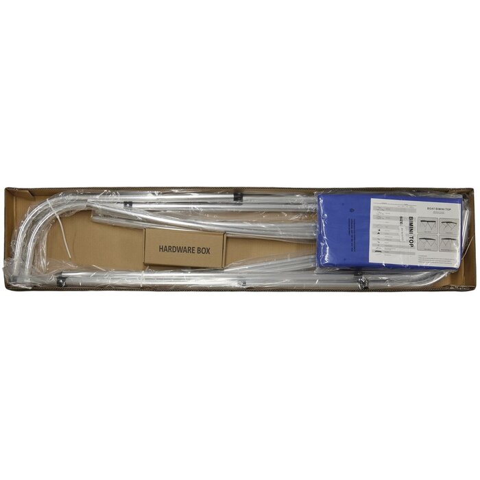 Biminitop 3 Boog 120-140cm Breed Blauw