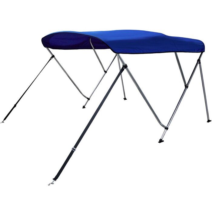 Biminitop 3 Boog 140-160cm Breed Blauw