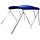 Biminitop Rvs 3 Boog 180-200cm Breed Blauw