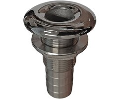 Through Hull Fitting 30mm SS316