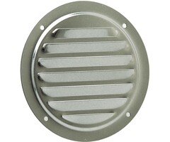 Ventilatierooster Rond 102mm Rvs