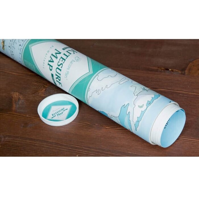 Kitesurf Map Wereld Rewritable