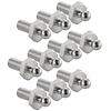 Loxx Tenax Stud M5x16mm Brass Nickel Plated Set of 10