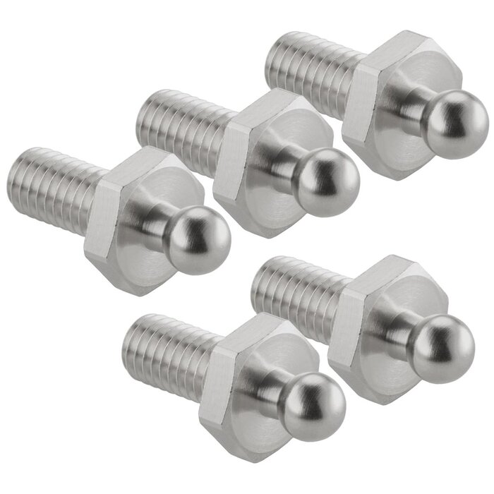 Loxx Tenax M5x10mm Verchroomd Set Van 5