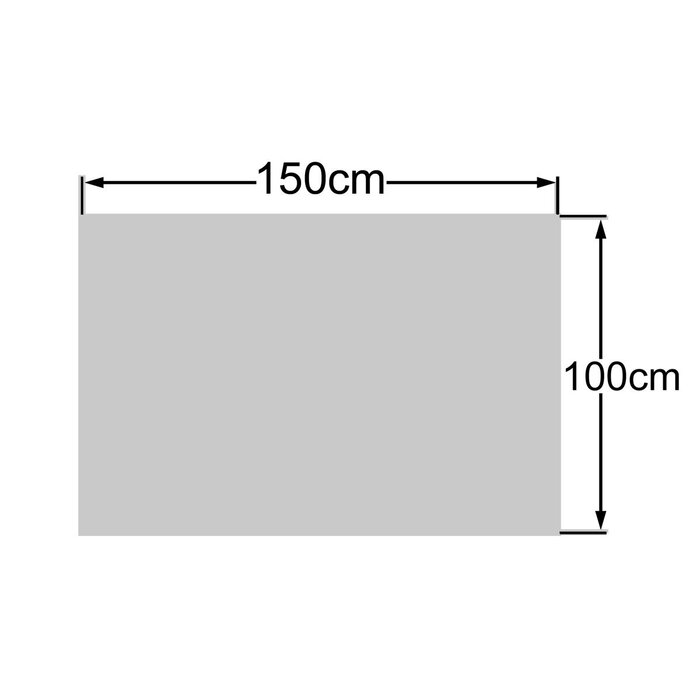 Pvc Doek Rubberboot 150x100cm Grijs