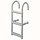 Removable Hook On Boat Ladder 3 Steps 86x37cm Aluminium