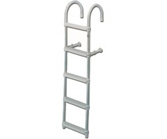 Removable Hook On Boat Ladder 5 Steps 148x37cm Aluminium