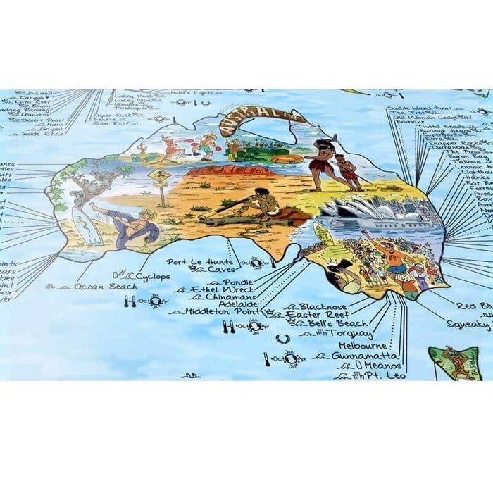 Surftrip Map Wereld Rewritable