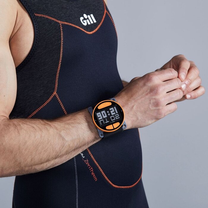 Gill Stealth Timer Zwart/Oranje