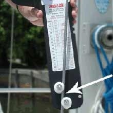 Loos & Co stay tension gauge how to measure step 1