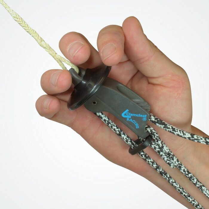 Clamcleat Trapeze & Neerhouder Geanodiseerd