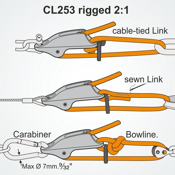Clamcleat Trapeze & Vang