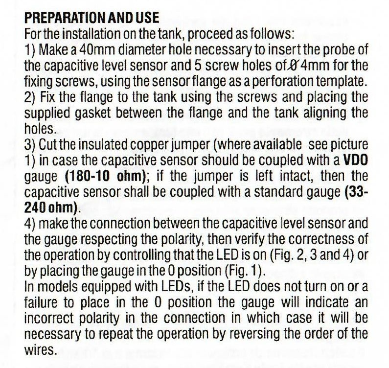Instruction manual for wastewater and potable water sensor part 4