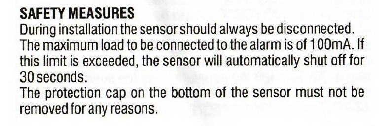 Instruction manual for wastewater and potable water sensor part 3