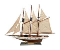 Zeilboot Model Atlantic 61cm Wit