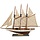 Zeilboot Model Atlantic 61cm Wit