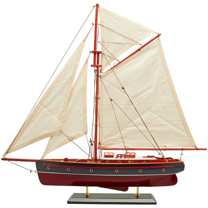 Zeilboot Model 58cm Donkerblauw