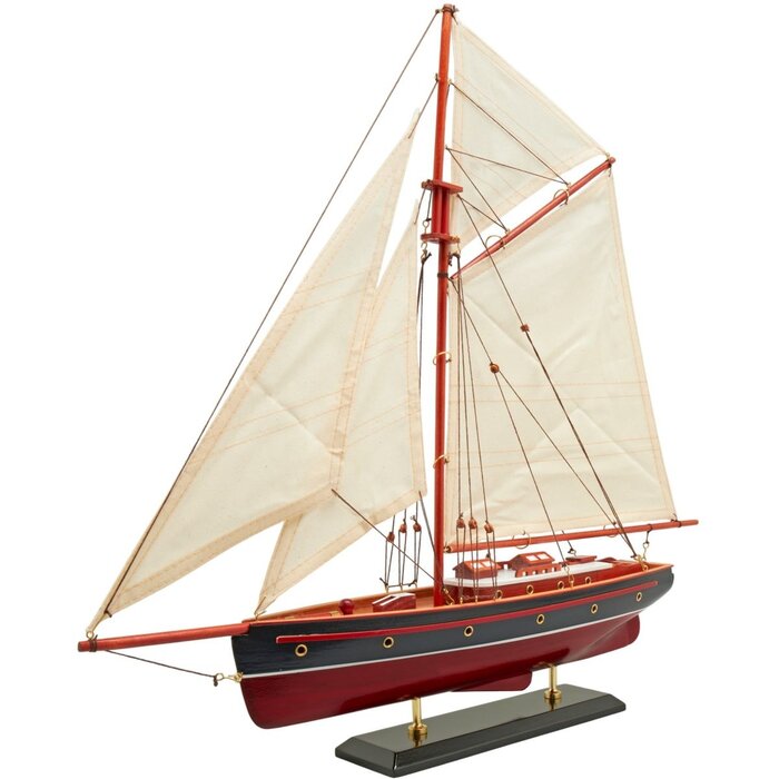 Zeilboot Model 58cm Donkerblauw