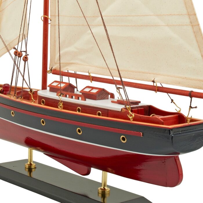 Zeilboot Model 58cm Donkerblauw