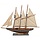 Zeilboot Model Atlantic 61cm Donkerblauw