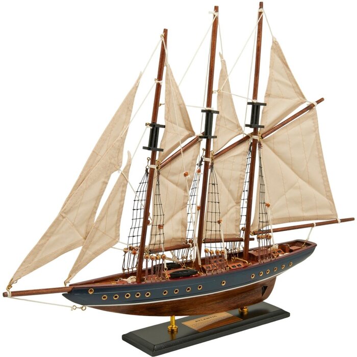 Zeilboot Model Atlantic 61cm Donkerblauw
